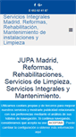 Mobile Screenshot of jupaserviciosintegralesmadrid.com